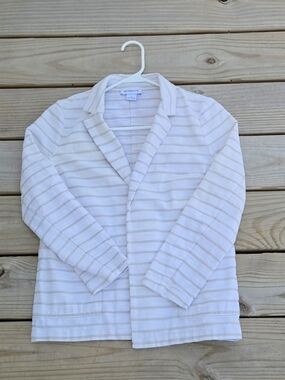 Liz Claiborne Tan & Cream Sweater Size S